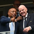 CAF president Patrice Motsepe and FIFA president Gianni Infantino