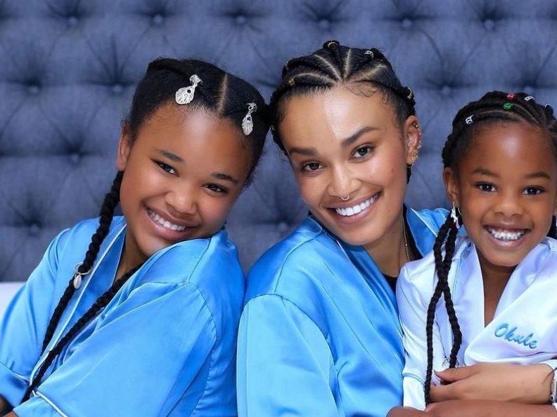 Pearl Thusi and her daughters