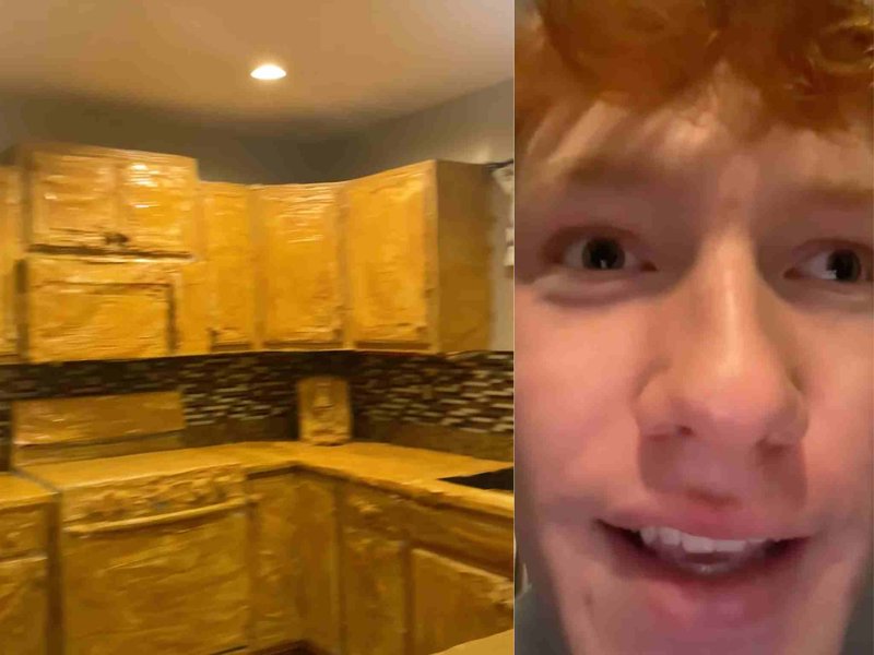 WATCH: Peanut butter bandit vandalises kitchen