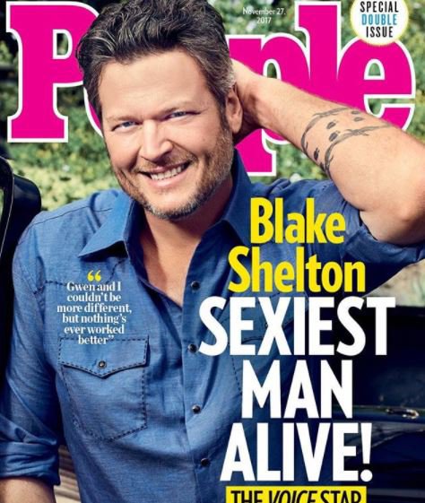 Blake Shelton Sexiest Man Cover