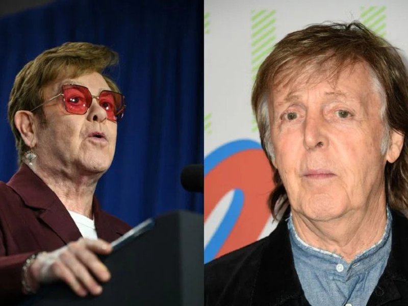 Elton John and Paul McCartney
