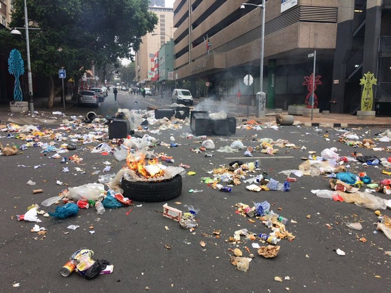 Pikitup protest in Braamfontein_jacanews