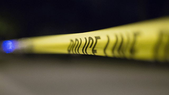 Crime scene, police tape