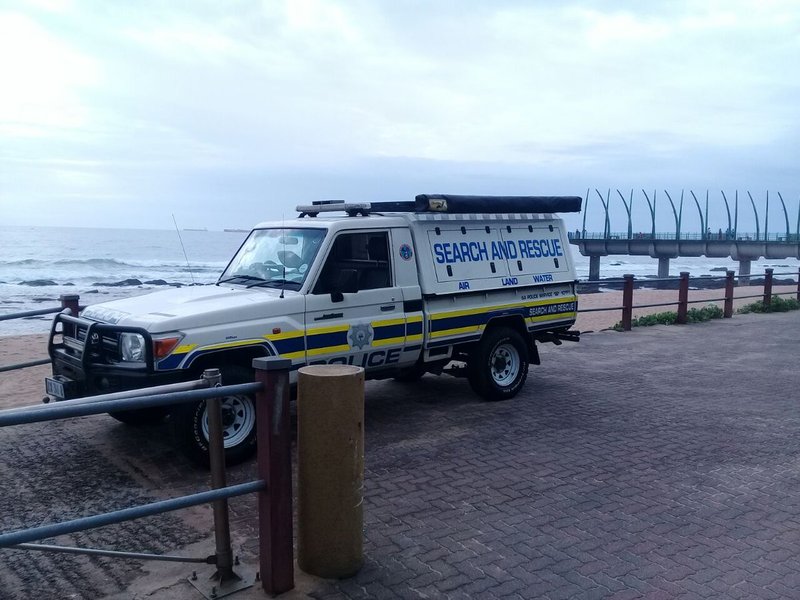 Police search and rescue at Umhlanga beach