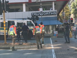 Police students Braamfontein