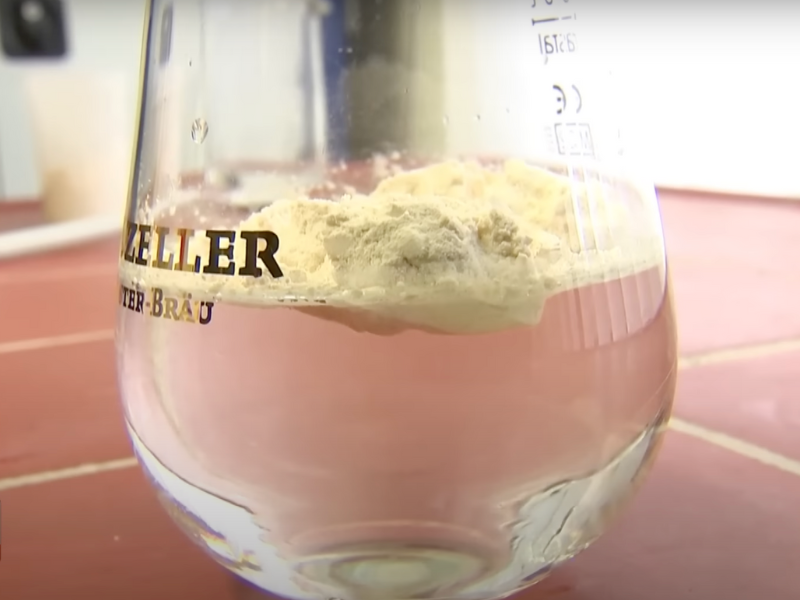 German company brewery creates powdered beer