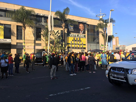 Protest outside ANC offices