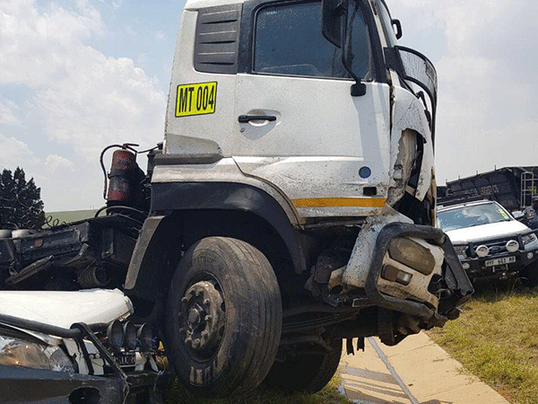 Truck ploughs into #BlackMonday protest blockade