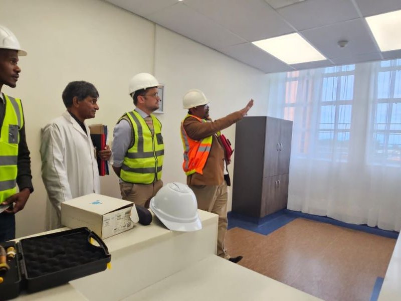 Public Works MEC KZN Meyer hospitals
