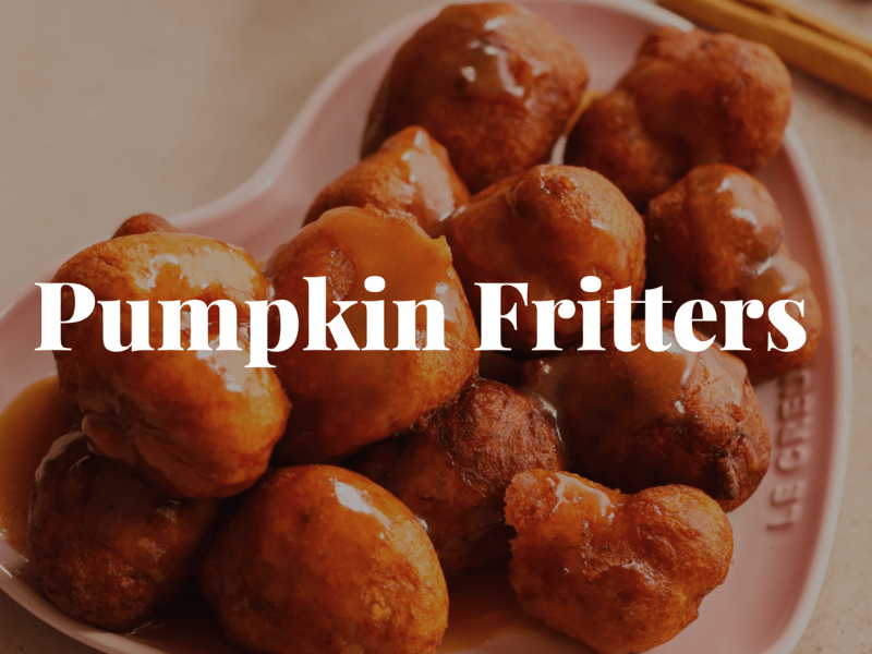 Pumpkin fritters