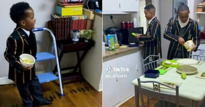 VIRAL: Young school kid singing to his brothers goes viral | East Coast