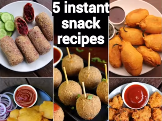Quick and easy snack recipes