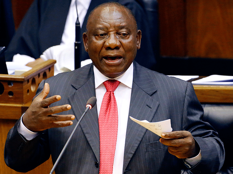 Cyril Ramaphosa elected as President