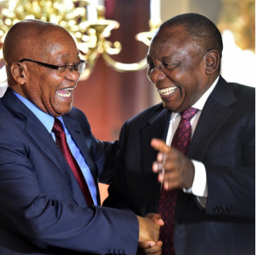 ramaphosa hosts zuma