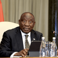 President Cyril Ramaphosa at meeting of National Water Crisis Committee