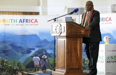 Ramaphosa promises public holiday if Bafana Bafana wins World Cup