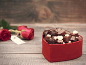 Red roses and chocolates