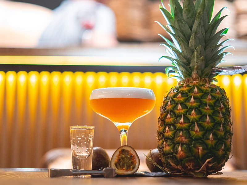 Passion fruit cocktail
