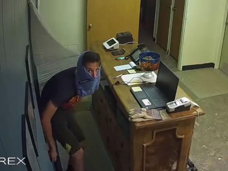 robber in underwear mask
