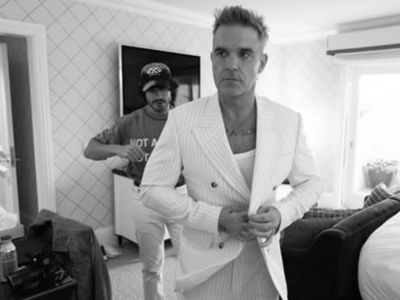 Singer Robbie Williams