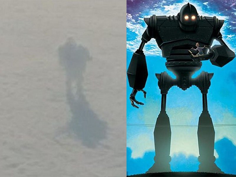 Robot or shadow?