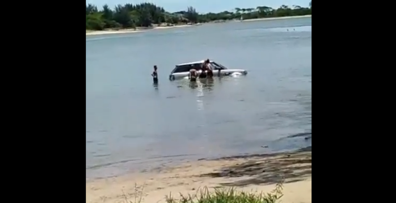 Range rover drowned