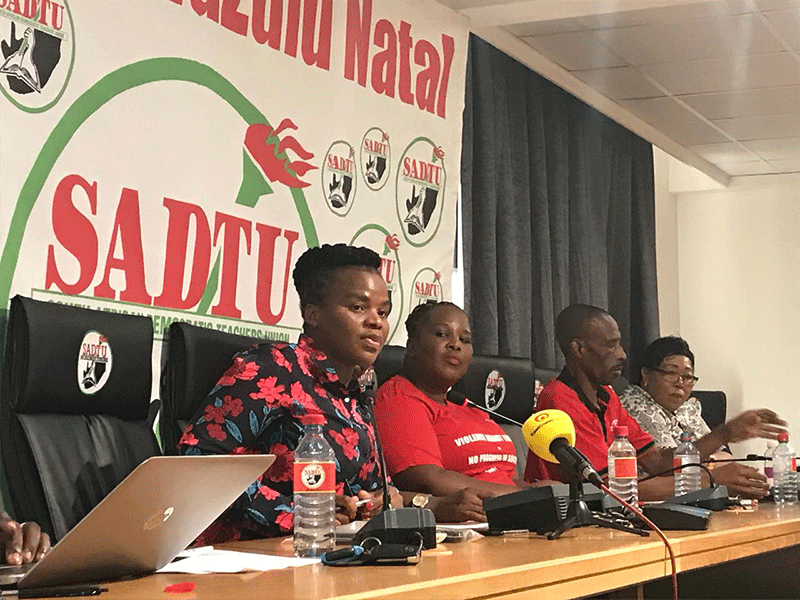 Sadtu Durban briefing