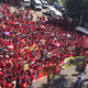 Saftu strike in Durban CBD