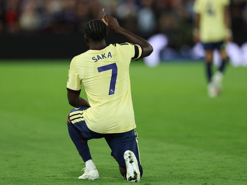 Arsenal's Bukayo Saka seals 1-0 win against Aston Villa