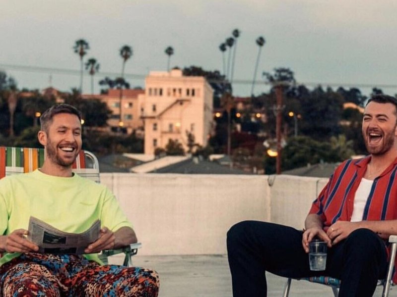 Sam Smith and Calvin Harris