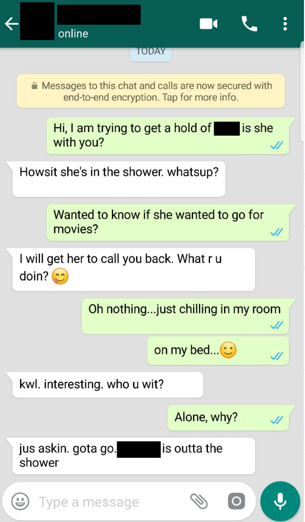 Kzn Woman Discovers Boyfriend S Flirtatious Whatsapp Chats