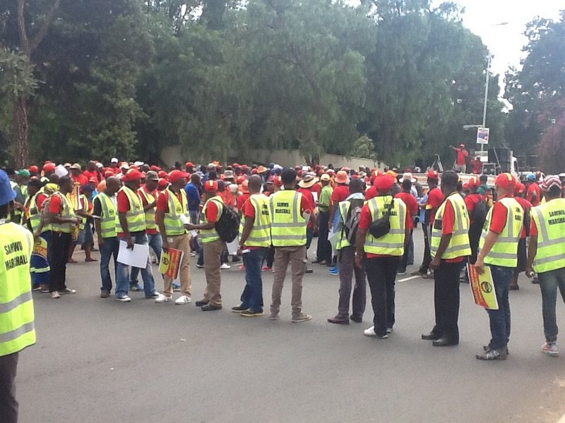 Samwu march in Johannesburg_jacanews