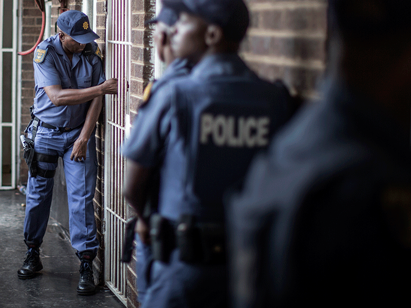 Police search, manhunt