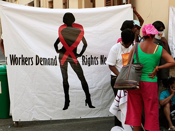 Sex workers protest