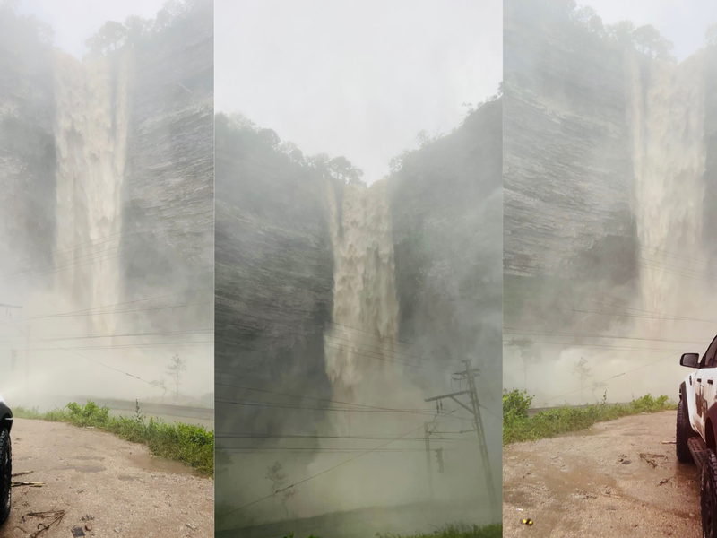 WATCH: Shongweni Waterfall is a hiker's dream with these heavy rains!