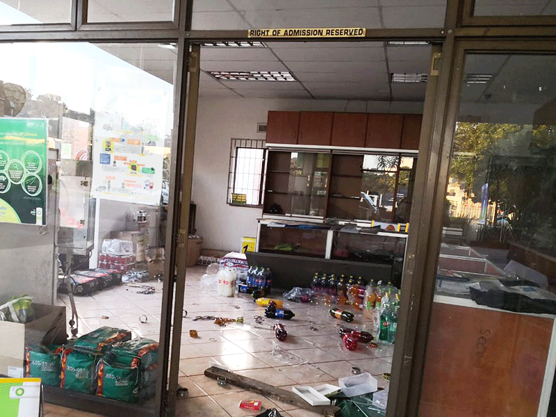 Shop looted in Durban