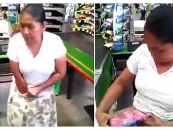 Shoplifting granny