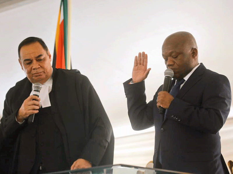 KZN Premier, Sihle Zikalala being sworn in