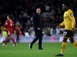 Liverpool coach Arne Slot after Wolves defeat