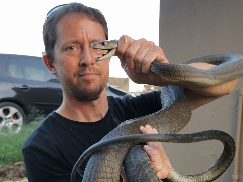 Been there! Durban snake and his handler stuck at toll-gate with no money...