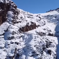 Snow on the Sani Pass Mountain
