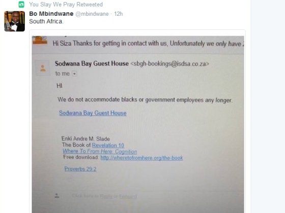 Zikalala slams Sodwana Bay guesthouse