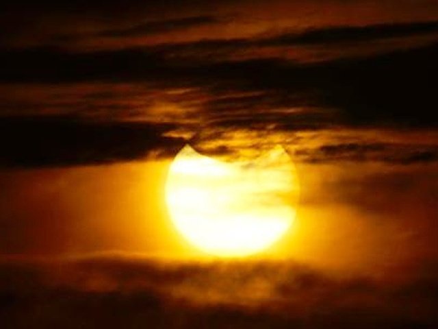 Partial eclipse in SA
