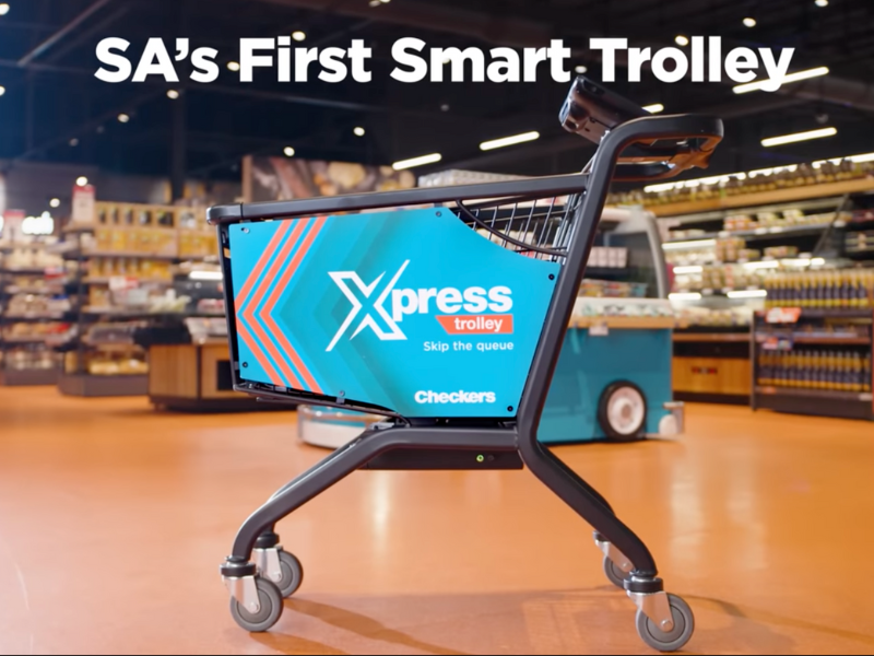 WATCH: Checkers unveils SA's first-ever smart trolley