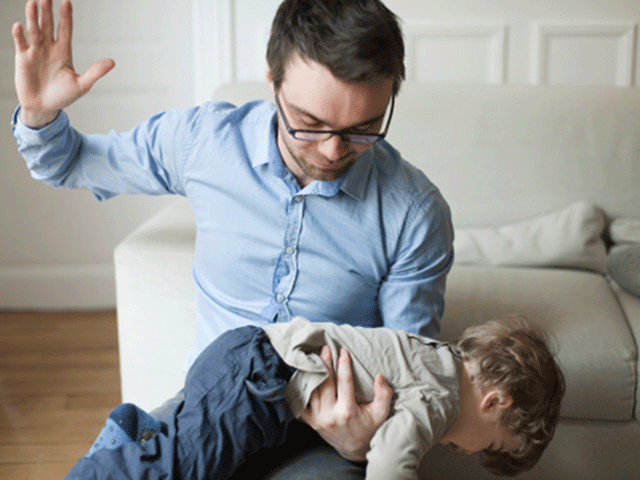 Spanking kids