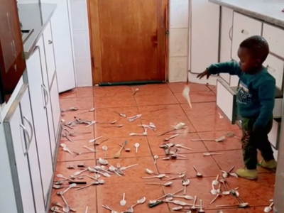 WATCH: "It's raining spoons" in Mzansi