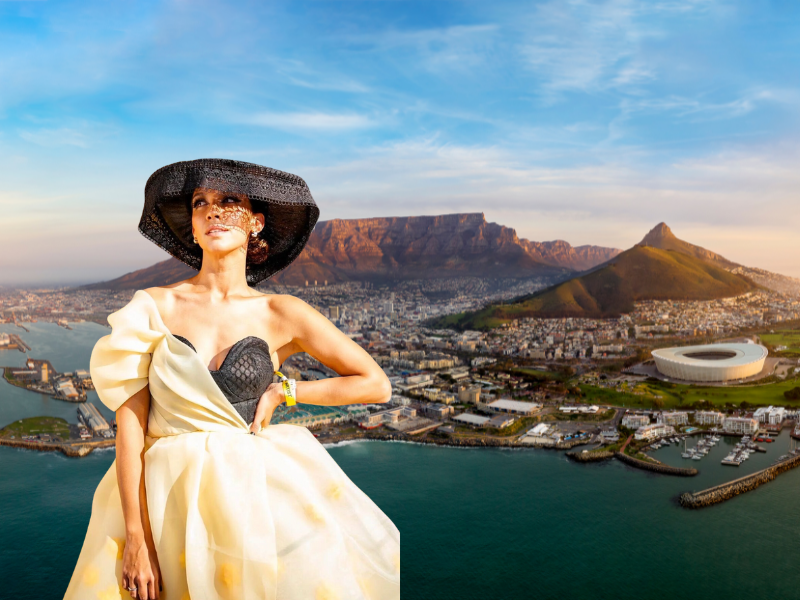 Stacey Norman with Cape Town