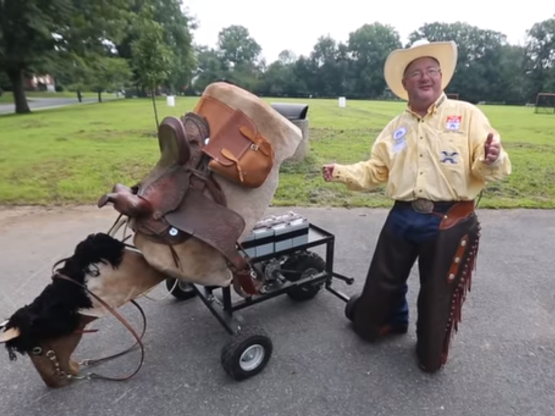steve bacque mechanical horse