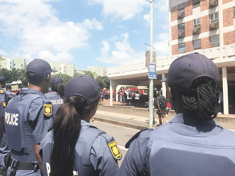 DUT student protest after Mlungisi Madonsela's death