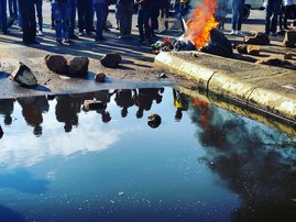 Students start fire at TUT